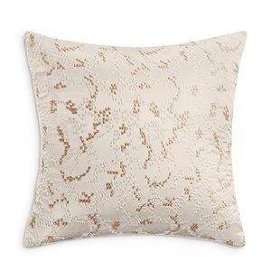 Hudson Park Reeds Euro pillow sham 26 x 26  $130 New embroidered